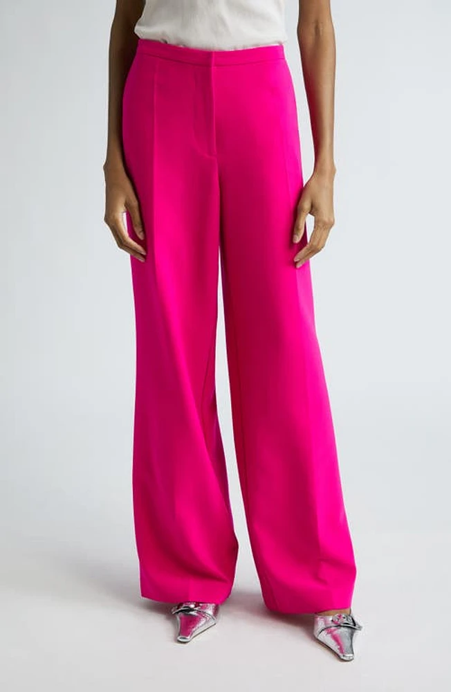 Stine Goya Timo Stretch Wide Leg Pants Fuchsia at Nordstrom,