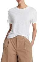 Vince Crewneck Linen T-Shirt at Nordstrom,