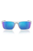 Scuderia Ferrari 59mm Mirrored Rectangular Sunglasses in Grey at Nordstrom