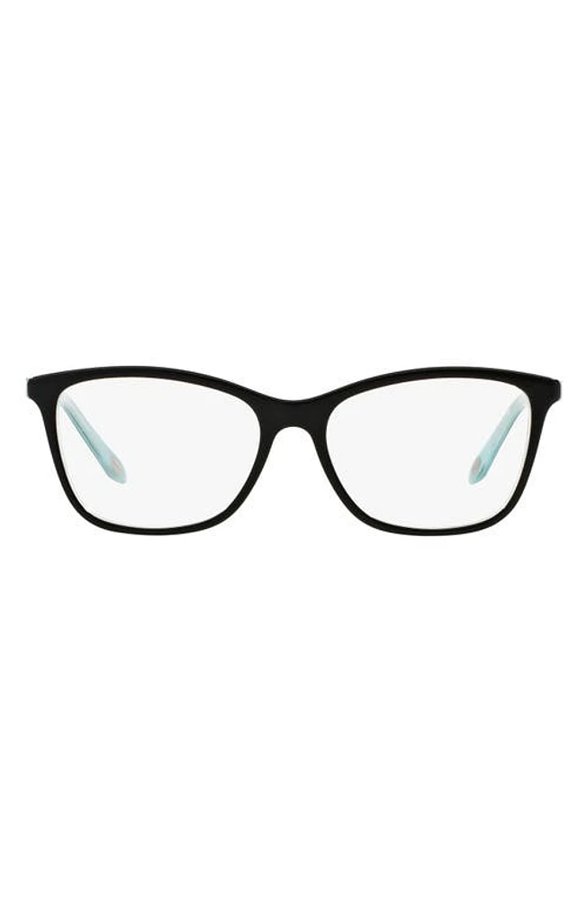 Tiffany & Co. 53mm Optical Glasses in Black Blue at Nordstrom