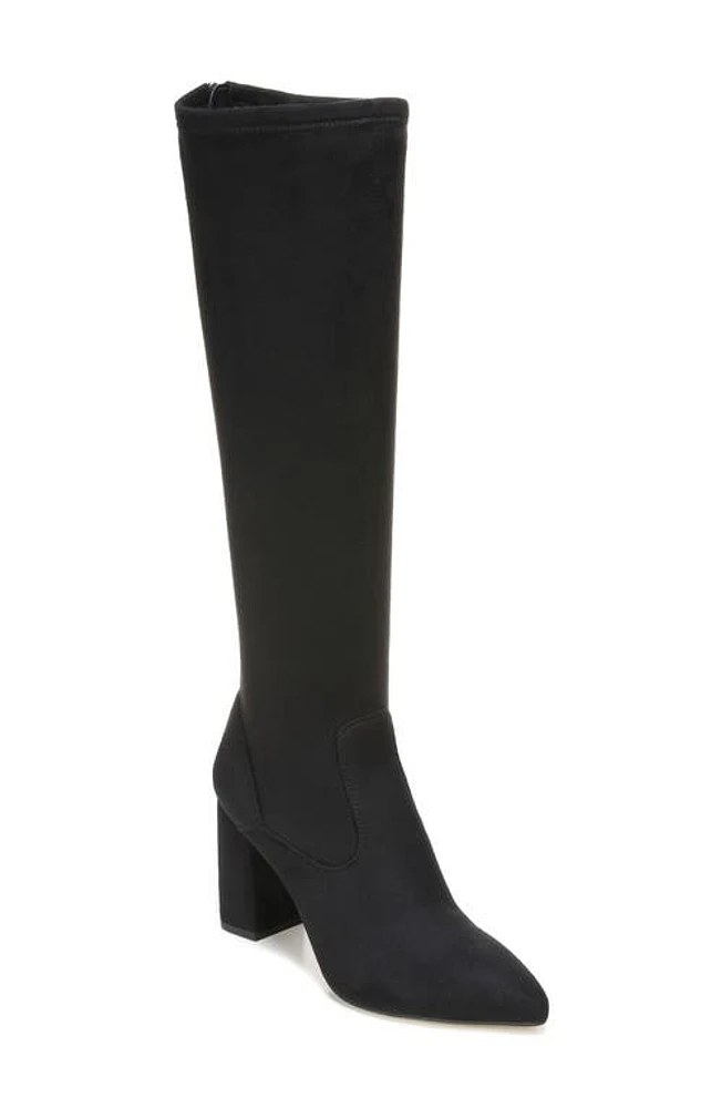 Franco Sarto Katherine Knee High Boot Black/Black at Nordstrom, Wide Calf