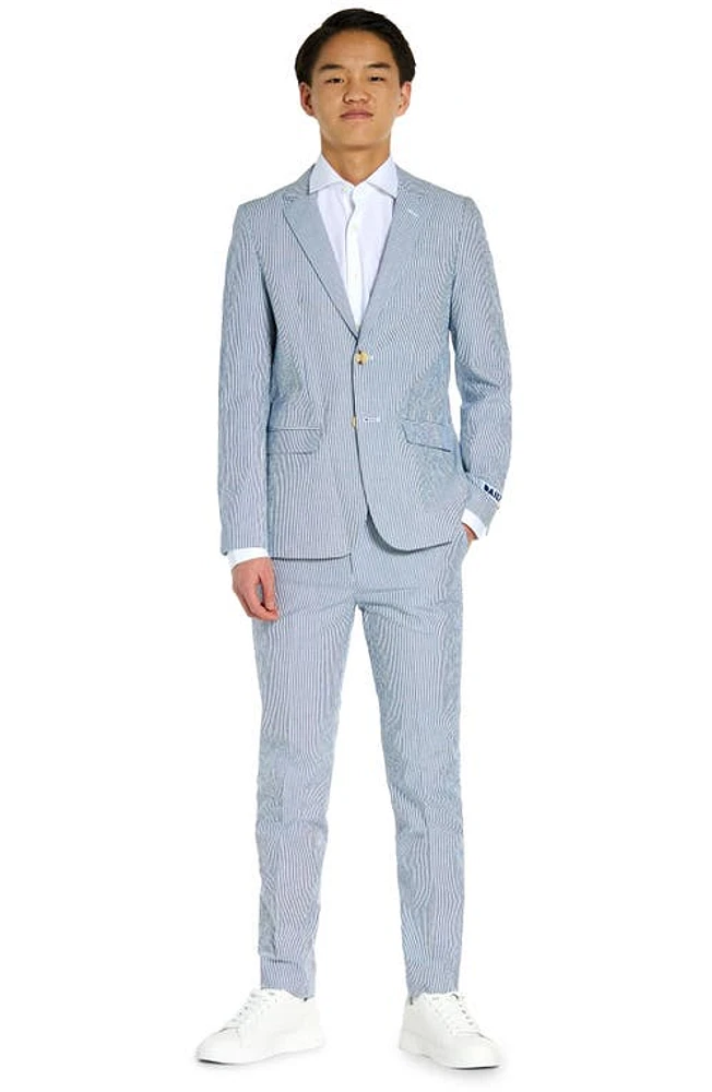 OppoSuits Kids' Seersucker Two-Piece Suit Blue at Nordstrom,