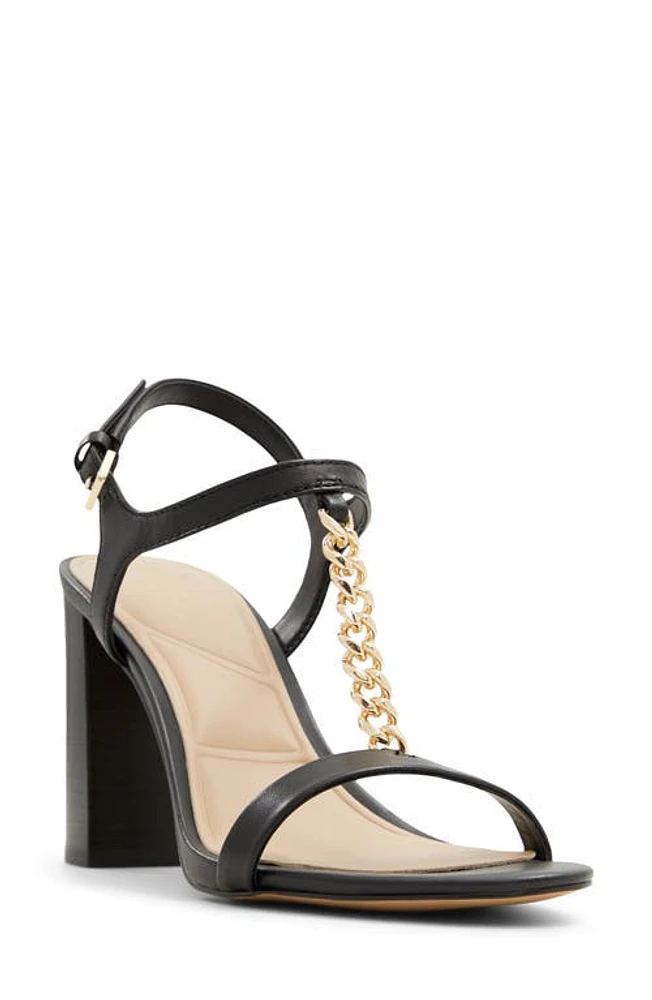 ALDO Clelia Ankle Strap Sandal Black at Nordstrom,