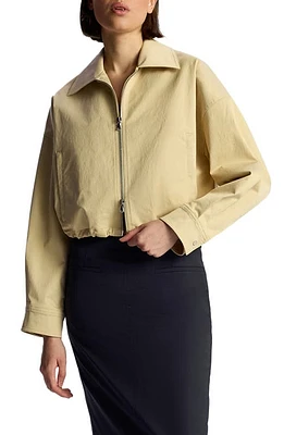 A. L.C. Harry Stretch Sateen Jacket Khaki at Nordstrom,