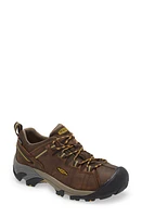 KEEN Targhee II Waterproof Hiking Shoe Cascade Brown/Golden Yellow at Nordstrom,