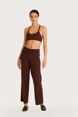 ALALA Spencer Knit Trouser Coffee at Nordstrom, X 29