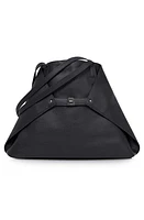 Akris 'Ai Medium Shoulder Tote' Leather Shoulder Tote in Black at Nordstrom