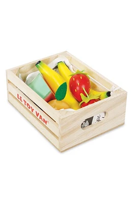 Le Toy Van 5 Fruits A Day Basket Toy in Tan Yellow And Green at Nordstrom