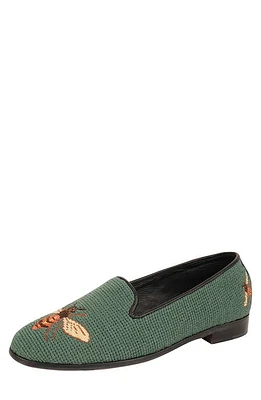 ByPaige BY PAIGE Needlepoint Bee Flat Sage at Nordstrom,