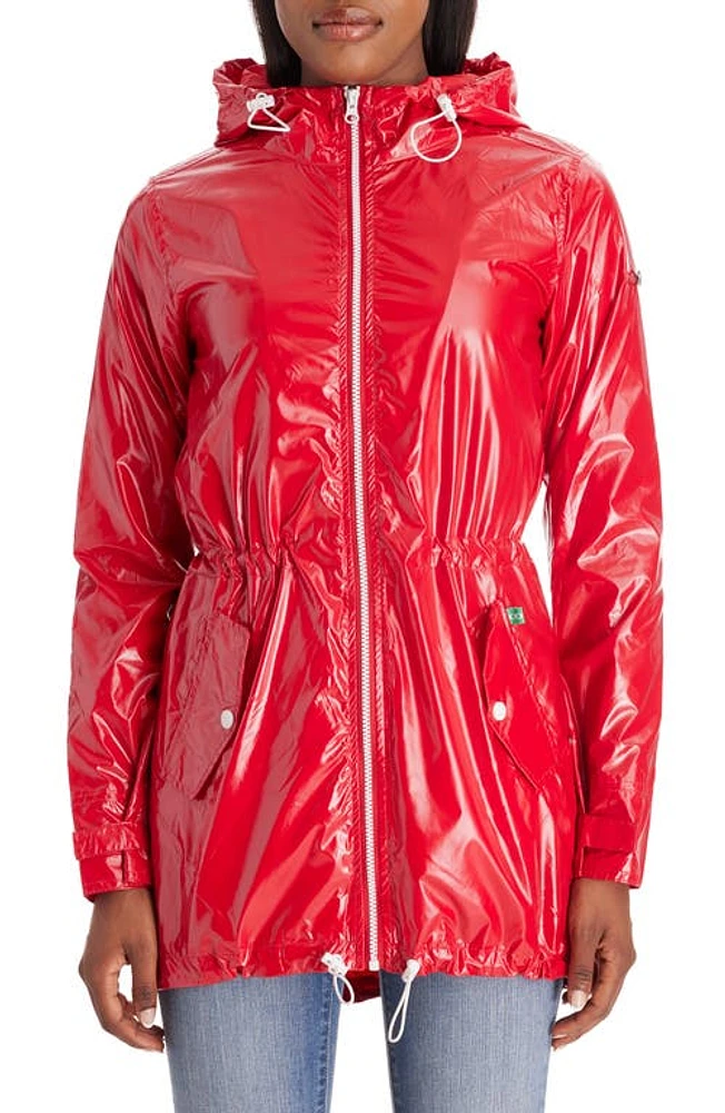 Modern Eternity Waterproof Convertible 3-in-1 Maternity Raincoat in Red at Nordstrom, Size X-Small