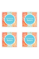 sugarfina Champagne Bears Set of 4 Candy Cubes in Blue at Nordstrom