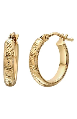 Bony Levy 14K Gold Carved Hoop Earrings in 14K Yellow Gold at Nordstrom