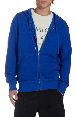 Golden Goose Journey Cotton Zip Hoodie Mazarine Blue at Nordstrom,