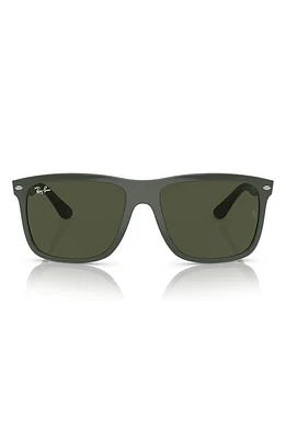 Ray-Ban 60mm Boyfriend Two Square Sunglasses in Green at Nordstrom