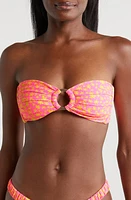 Kulani Kinis Strapless Bandeau Bikini Top Berry Blush at Nordstrom,