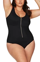 Artesands Sculpt Fuseli One-Piece Swimsuit Black at Nordstrom,