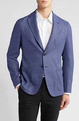 Emporio Armani Textured Wool Sport Coat Blue at Nordstrom, Us