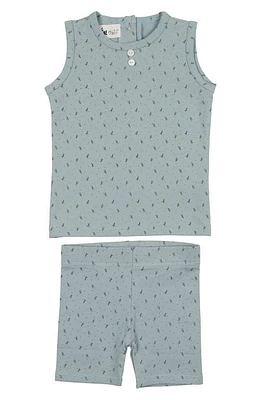 Manière & Tank Shorts Set Aqua at Nordstrom,