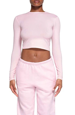 SKIMS New Vintage Cropped Long Sleeve T-Shirt at Nordstrom,