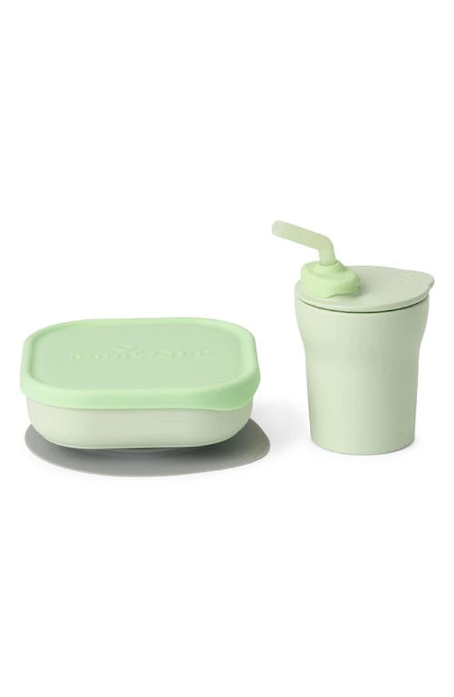 Miniware Sip & Snack Set in Keylime/Keylime at Nordstrom