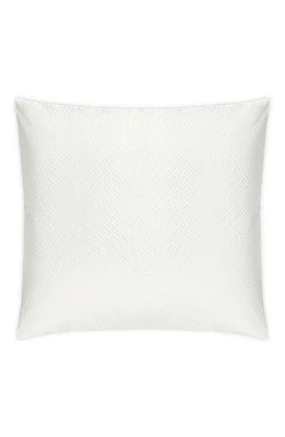 Matouk Basket Weave Cotton Sateen Euro Sham in Bone at Nordstrom