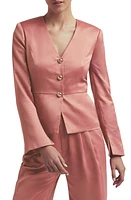 Favorite Daughter The Classy Satin Top Dusty Rose at Nordstrom,