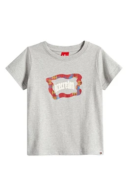 ICECREAM Kids' Flag Cotton Graphic T-Shirt Heather Grey at Nordstrom,