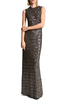 Michael Kors Collection Sleeveless Sequin A-Line Gown at Nordstrom,