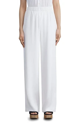 Lafayette 148 New York Perry Stretch Silk Crêpe de Chine Pants at Nordstrom,