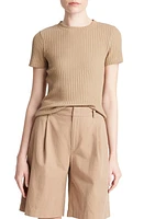 Vince Rib Crewneck T-Shirt Cocoon at Nordstrom,