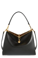 Etro Large Vela Leather Shoulder Bag in Black at Nordstrom