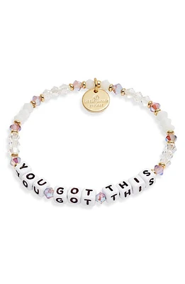 Little Words Project You Got This Stretch Bracelet in Multi/White at Nordstrom