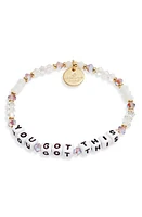 Little Words Project You Got This Stretch Bracelet in Multi/White at Nordstrom