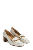 LK Bennett Johanna Block Heel Pump in Cream at Nordstrom, Size 5Us