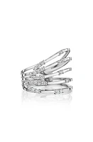 Hueb Luminus Stacked Diamond Ring in White Gold at Nordstrom, Size 7