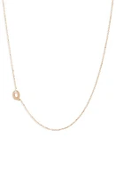 Anzie Diamond Initial Necklace in Q at Nordstrom, Size 16 In