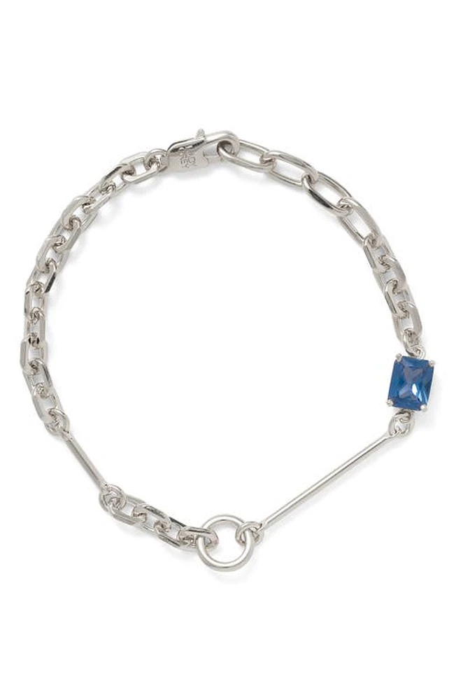 Lady Grey Osian Bracelet in Silver/Blue Zircon at Nordstrom