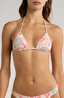 Roxy Beach Classics Mini Triangle String Bikini Top Gzk6-Playa Amor at Nordstrom,