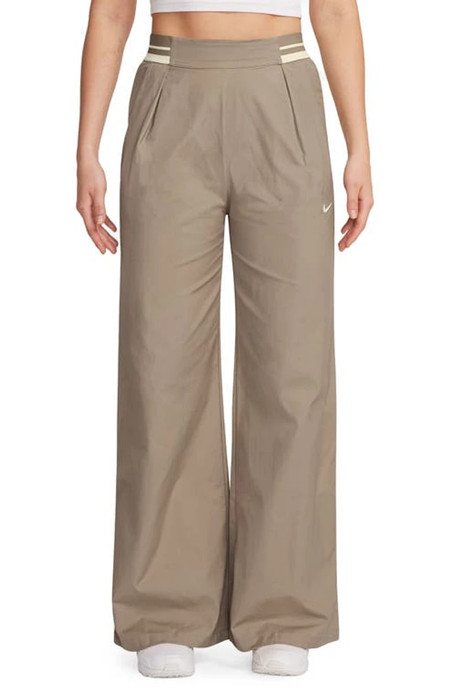 Nike High Waist Cotton Pants at Nordstrom,