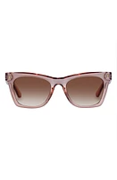 AIRE Bellatrix 48mm Gradient Small Cat Eye Sunglasses in Biscuit at Nordstrom