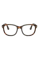 Persol 53mm Pillow Optical Glasses in Dark Brown at Nordstrom