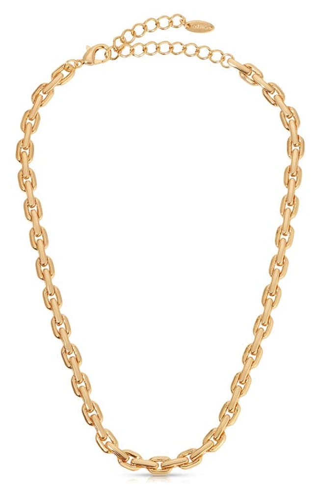 Ettika Oval Chain Necklace in Gold at Nordstrom