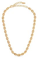 Ettika Oval Chain Necklace in Gold at Nordstrom