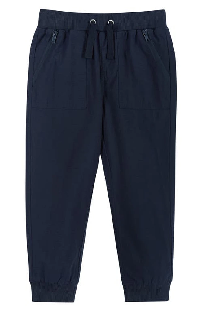 Andy & Evan Cotton Stretch Ripstop Joggers Navy at Nordstrom,