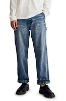 Madewell Flannel Lined Carpenter Jeans Kenton at Nordstrom,