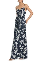 Sachin & Babi Sienna Floral Chiffon Gown Navy Venetia Petal at Nordstrom,