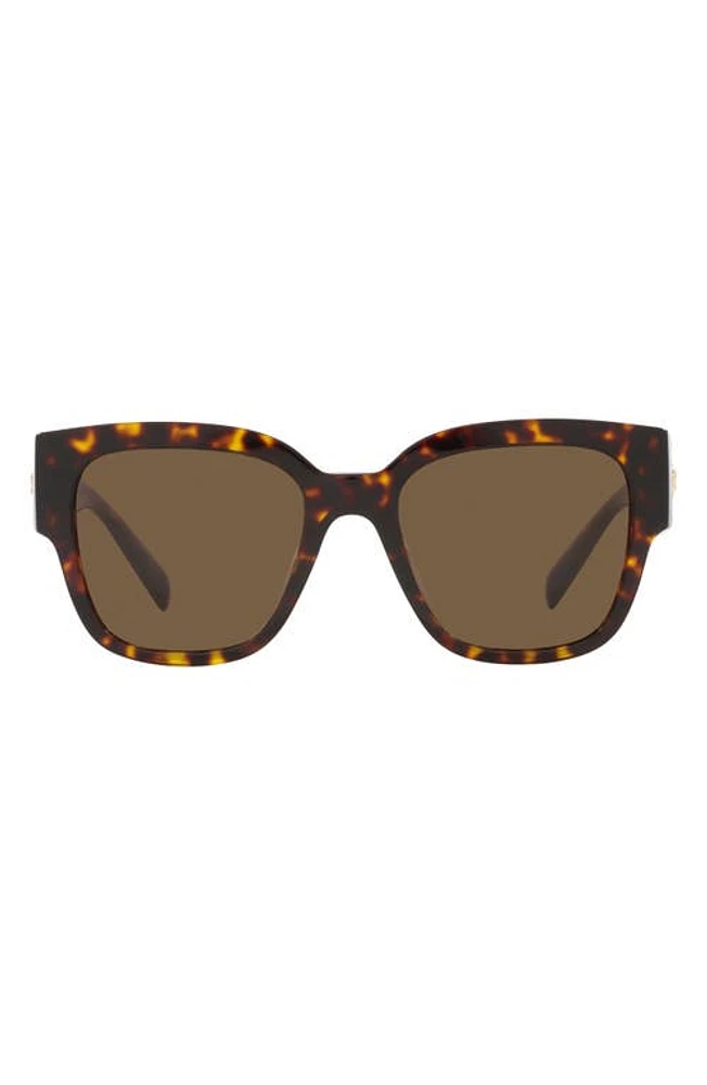 Versace 54mm Pillow Sunglasses in Havana at Nordstrom