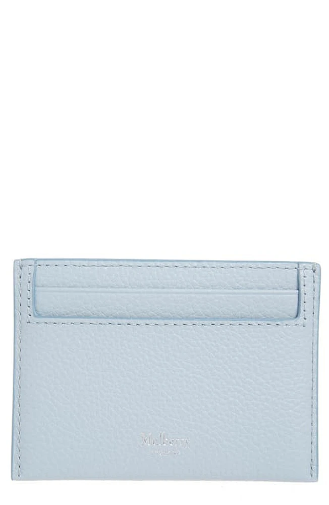 Mulberry Leather Card Case in Poplin Blue at Nordstrom