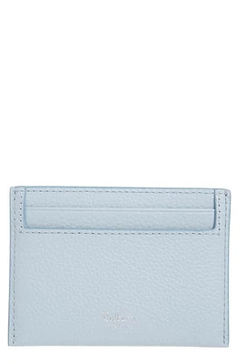 Mulberry Leather Card Case in Poplin Blue at Nordstrom