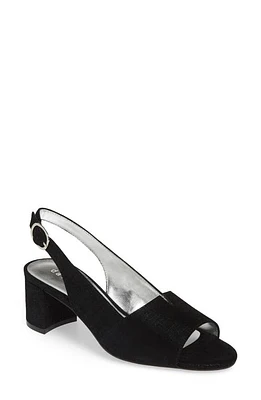 David Tate Rave Sandal in Black Suede at Nordstrom, Size 6